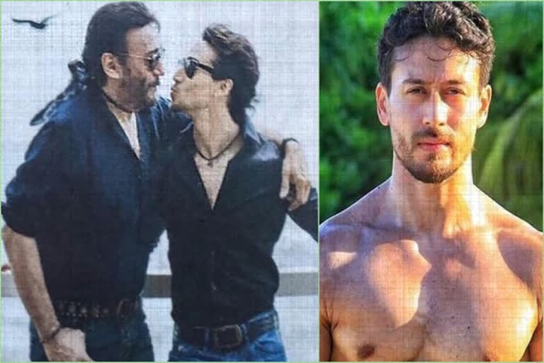 tiger shroff on jacky shrofftiger shroff on jacky shroff