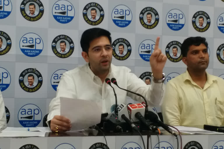 aap leader raghav chadha attacked on central government over msp