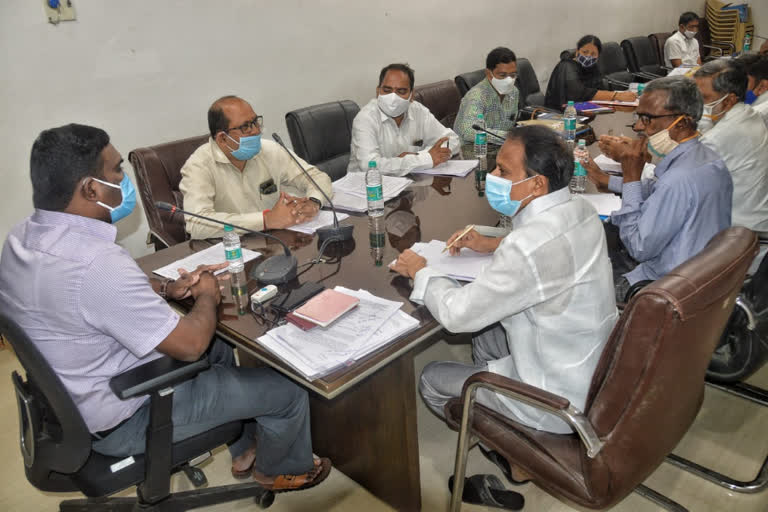 warangal urban collector meeting in collectorate for mlc voter polling