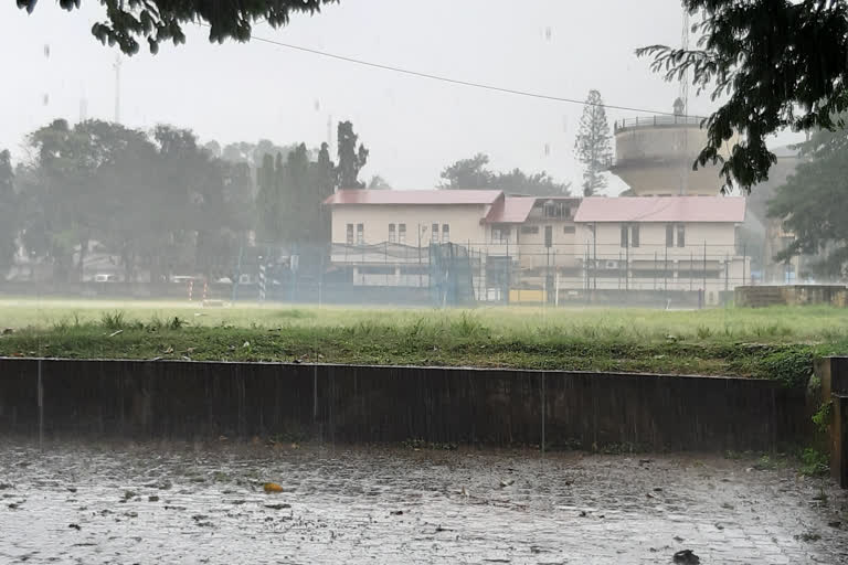 Heavy rainfall in Chikkamagaluru