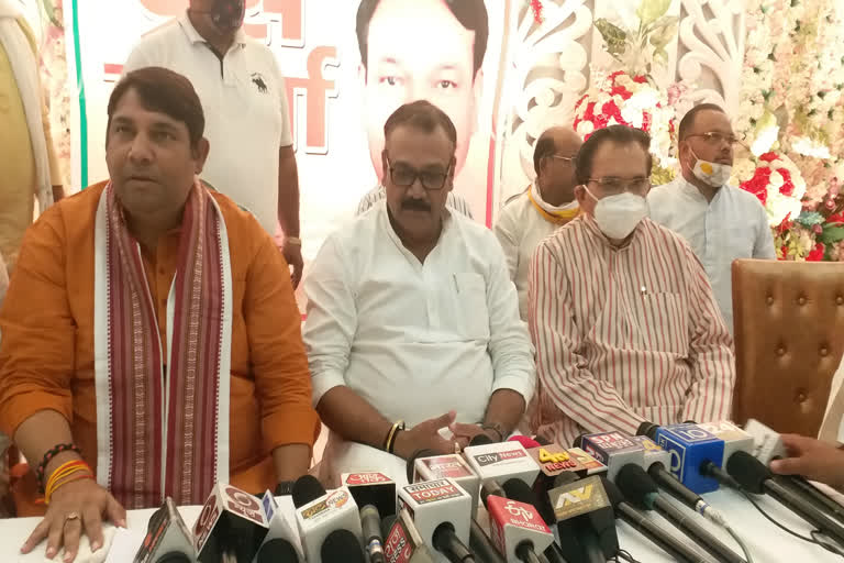 National President of bjp Kisan Morcha Rajkumar Chahar held press conference in Ghaziabad