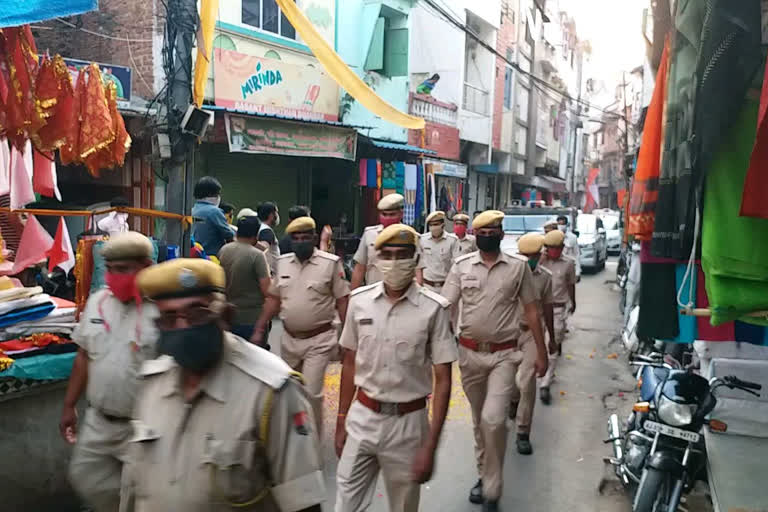 बांसवाड़ा में निकली पैदल मार्च, foot march in Banswara