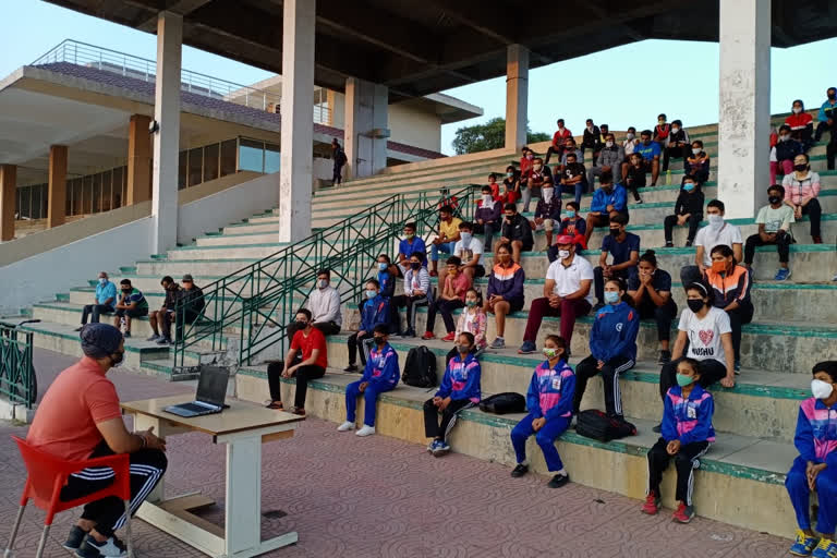 sandeep singh virtual talk with coaches and players of haryana