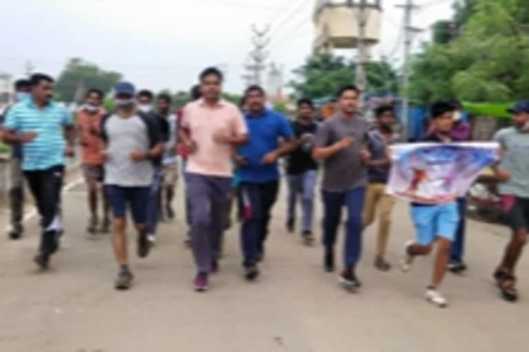 jaggayyapet police awareness on cancer by 3 k run