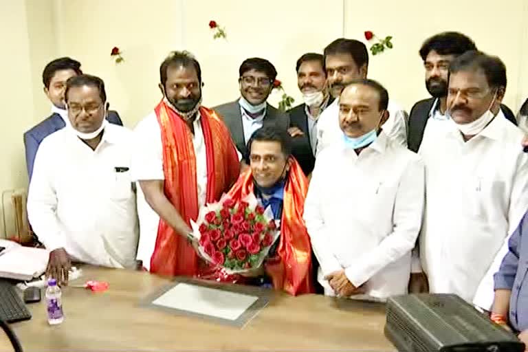 minister srinivas goud attend to dental council of telanagana office opening