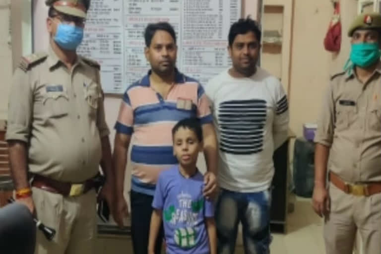 Ghaziabad police found child who disappeared from Harsh Vihar