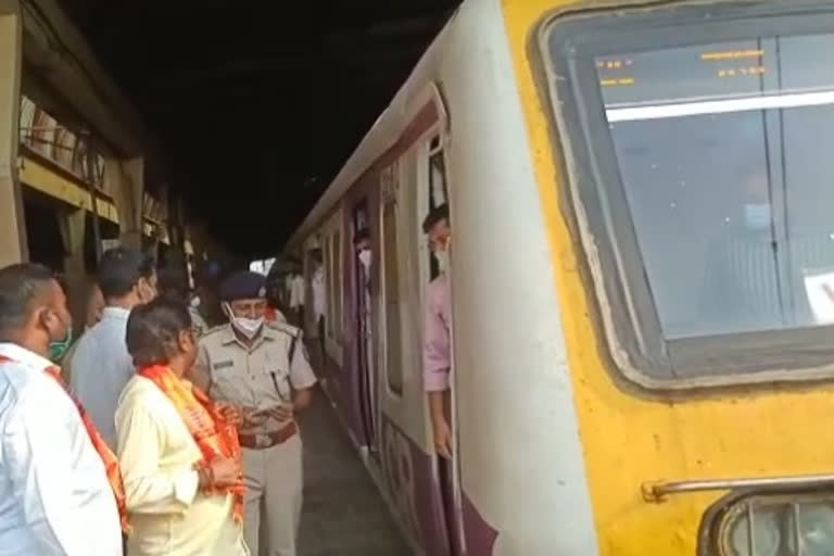 local train started stopping at airoli station is success of mns movement