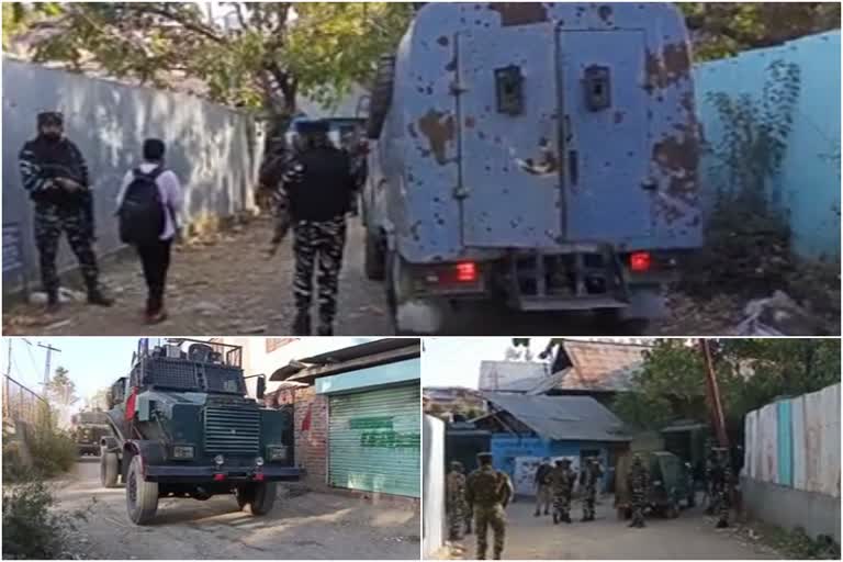 Pulwama encounter: Two militants killed  പുൽവാമയിലുണ്ടായ ഏറ്റുമുട്ടലിൽ രണ്ട് തീവ്രവാദികൾ കൊല്ലപ്പെട്ടു  പൊലീസ്  ആർമി  സിആർ‌പി‌എഫ്  തീവ്രവാദികൾ  പുൽവാമ