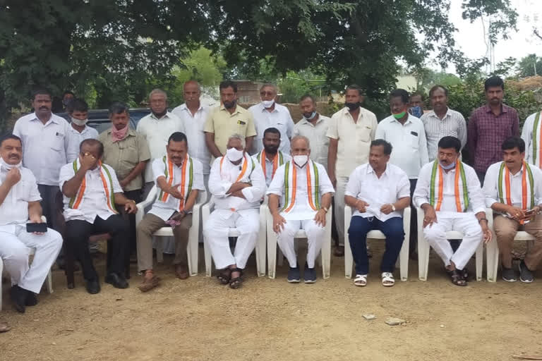 AICC general secretary Bose Raju inaugurated the Congress party office at Raipol constituency center.