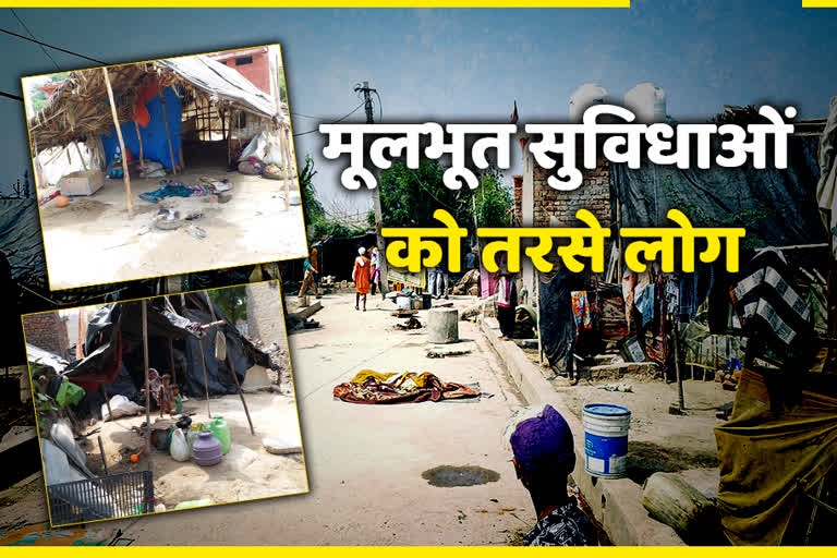 Shulabh toilets in Bharatpur, slum township of Bharatpur