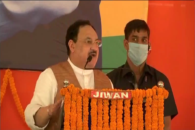 bihar election 2020 bjp president jp nadda raiily in gaya