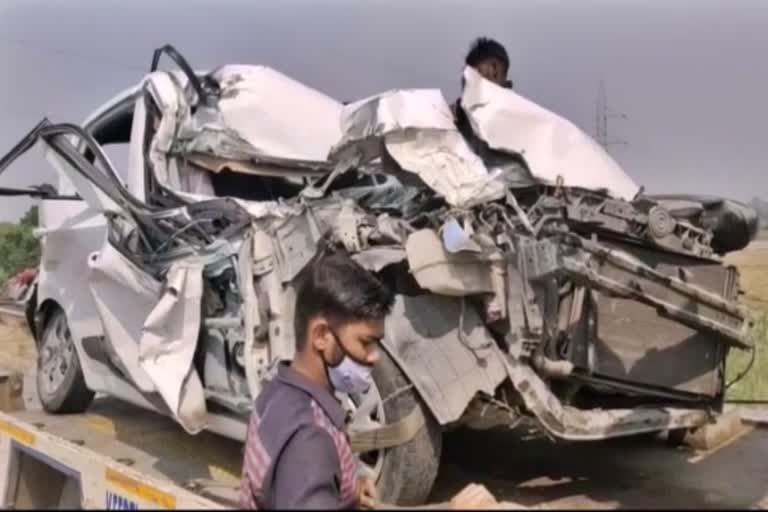 two person dead in road accident on kmp express way palwal