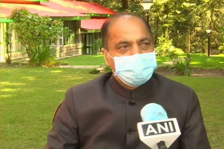 Himachal CM Jairam Thakur  Jairam Thakur tests positive for COVID-19  Jairam Thakur  Amit shah  BJP leaders  coronavirus cases  Chief Minister  home quarantine  ഹിമാചൽ മുഖ്യമന്ത്രി ജയ്​റാം താക്കൂറിന്​ കോവിഡ്​ കൊവിഡ്​-19  ജയറാം താക്കൂർ