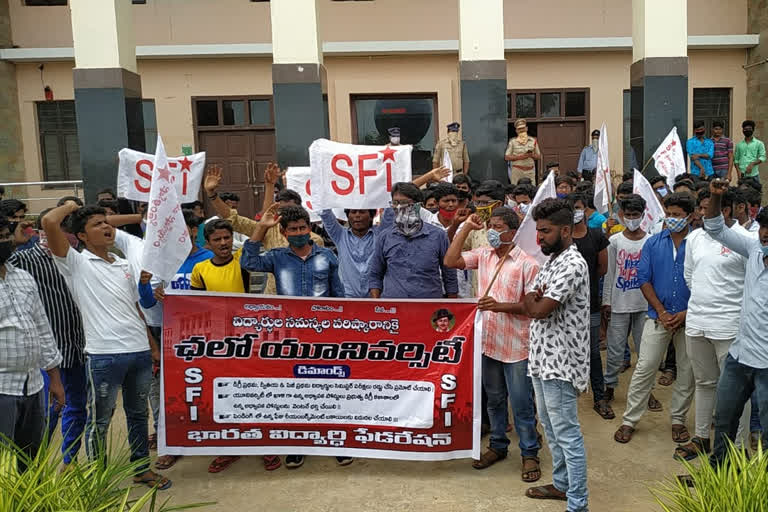 SFI concerned over postponement of VSU degree exams