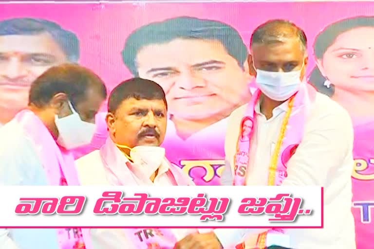 minister harish rao fire on congress leaders