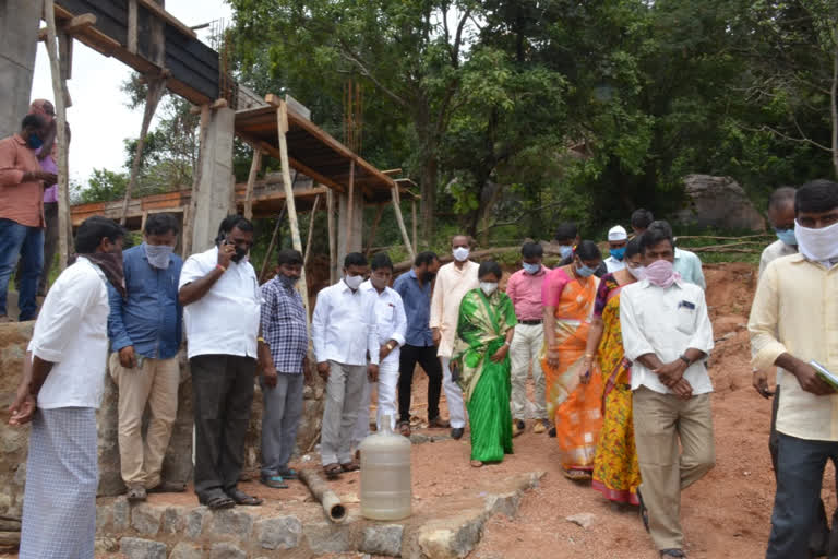 vikarabad collector inspected farmer platforms in district