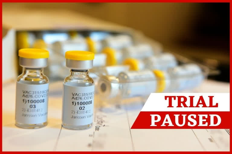 COVID-19 vaccine trial  Johnson & Johnson  COVID-19 vaccine  AstraZeneca  Johnson & Johnson’s COVID-19 vaccine candidate  ജോൺസൺ ആൻഡ് ജോൺസൺ  കൊവിഡ് വാക്‌സിൻ പരീക്ഷണം നിർത്തി  കൊവിഡ് വാക്‌സിൻ  ജോൺസൺ ആൻഡ് ജോൺസൺ കൊവിഡ്19 വാക്‌സിന്‍റെ പരീക്ഷണം നിർത്തി