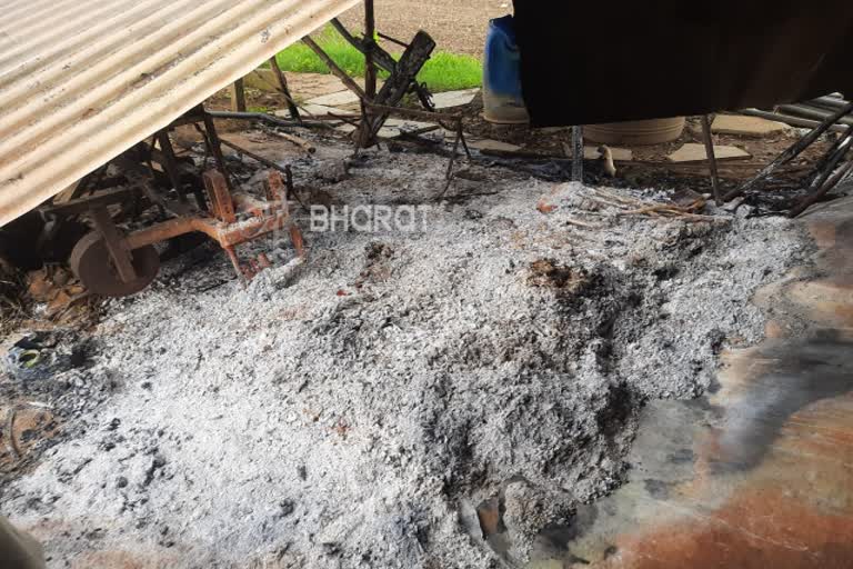 3 cows burnt alive in hubli