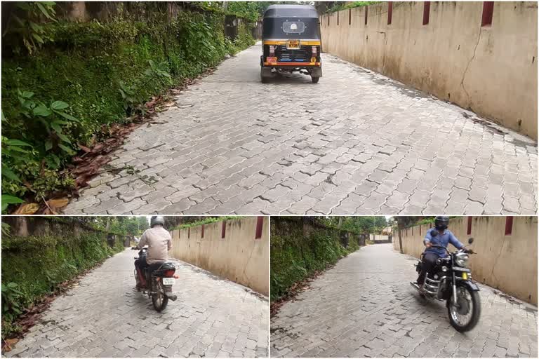 അഞ്ചൽക്കുറ്റി-ഐപ്പ് ജംഗ്ഷൻ റോഡ് വീണ്ടും തകർന്നു  അഞ്ചൽക്കുറ്റി  ഐപ്പ് ജംഗ്ഷൻ റോഡ് വീണ്ടും തകർന്നു  പത്തനംതിട്ട  Anchalkutty  ipe junction  road collapsed