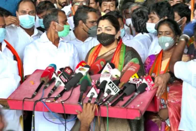 Kushboo in Chennai