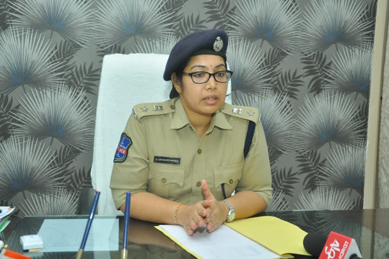 sp chethana press meet on heavy rains in narayanpet district