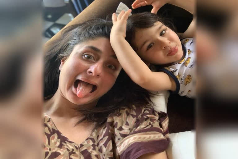 kareena kapoor shares taimur photo ask any place in the ipl