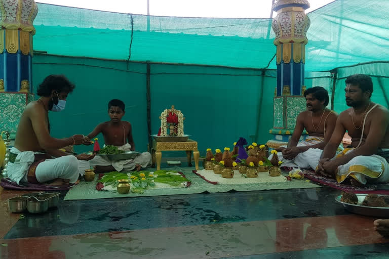 Samprokshan Pujas at Sri Venkateswara Swamy Temple