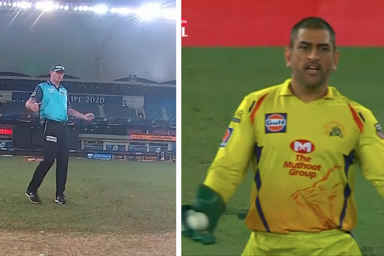 Wide, Umpire, Dhoni, CSK