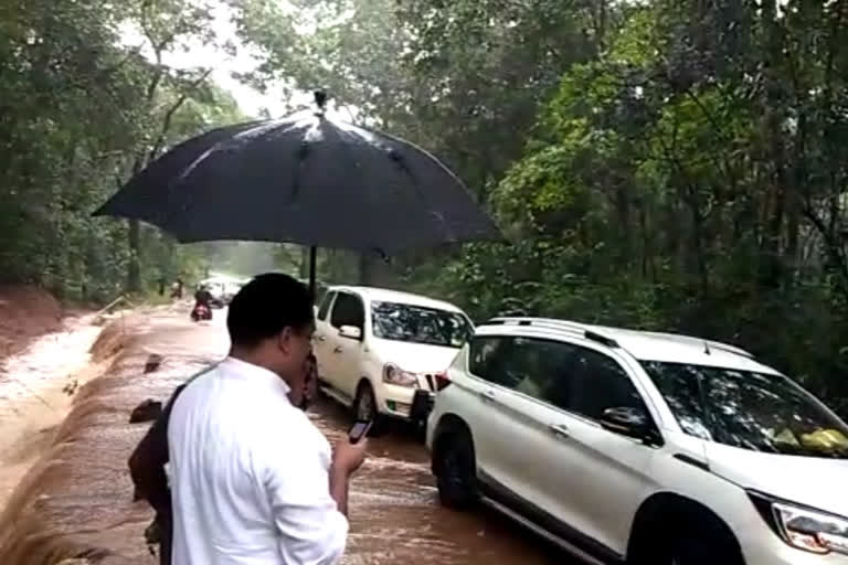 Sullia bridge is aquatic due to heavy rain