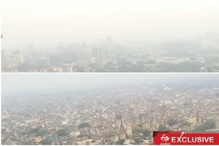 climate of delhi became dangerous due to smog