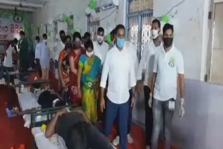 BJD has organized 'Jeevan Bindu' blood donation camp in Sukinda