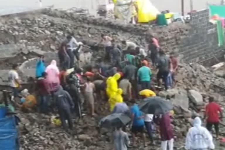 Six killed as wall collapses due to rains in Pandharpur