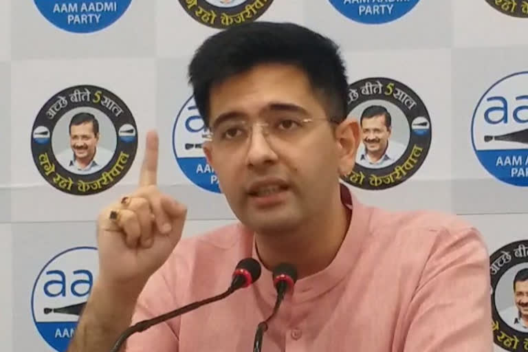 aap leader raghav chadha pc on delhi pollution and targeted haryana government