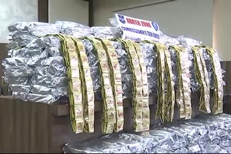 heavy amount gutka seized in hyderabad