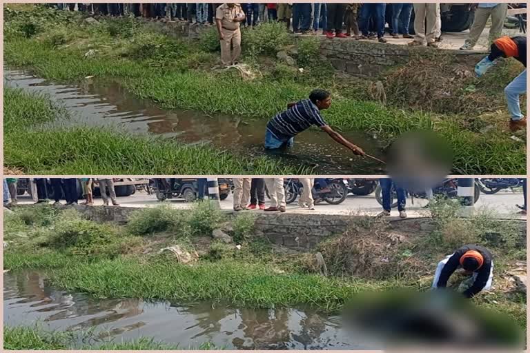 इटावा में युवक का शव, Dead body of young man in itawa