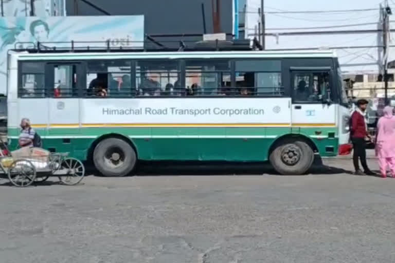 HRTC buses started on 4 routes from Hamirpur to interstate