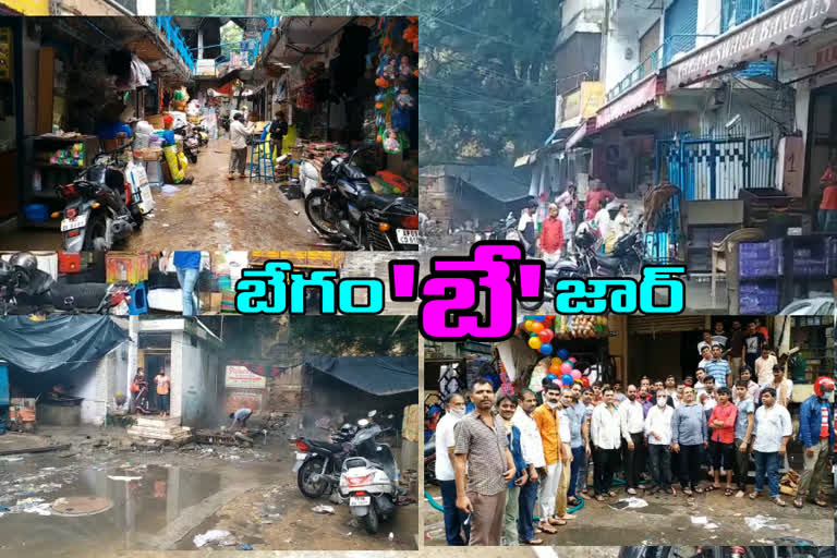 Heavy drinage watre in begam bazar