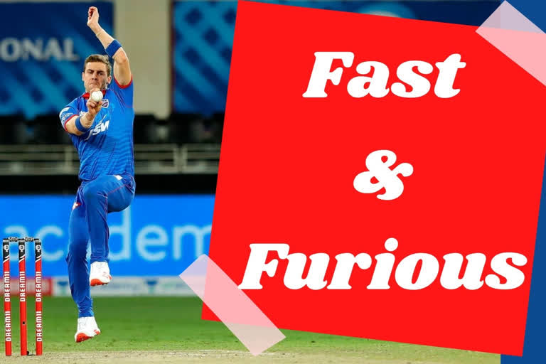 DC's Anrich Nortje bowls fastest ball in IPL history