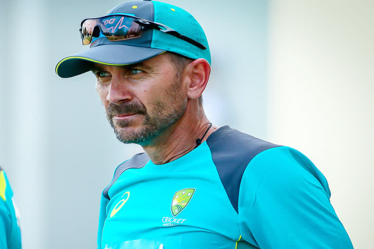 Australia head coach Justin Langer