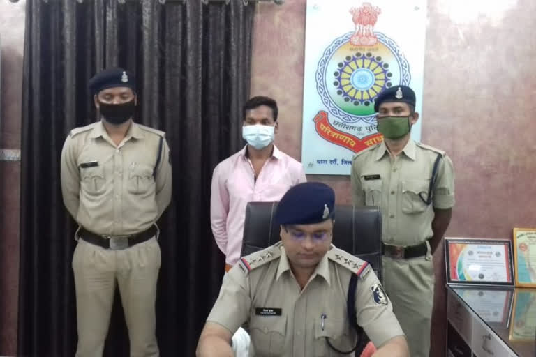 police arrested accused in korba