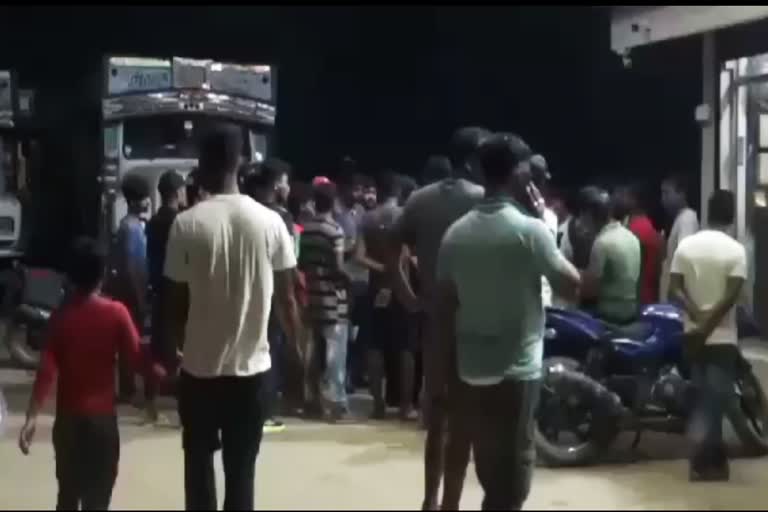 hojai heated situation at petrol pump