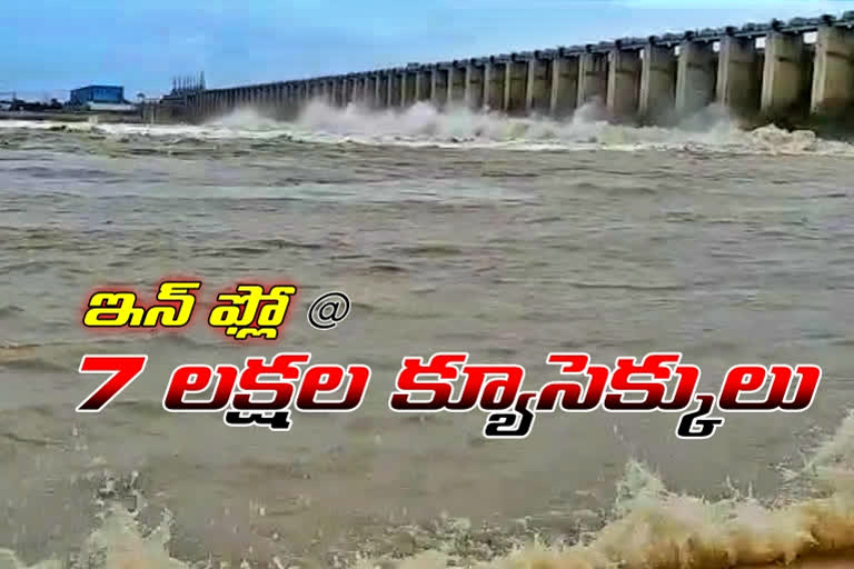 భారీ వర్షాలతో కృష్ణమ్మ ఉగ్రరూపం.. జూరాల ప్రాజెక్టు గేట్లన్నీ ఎత్తివేత