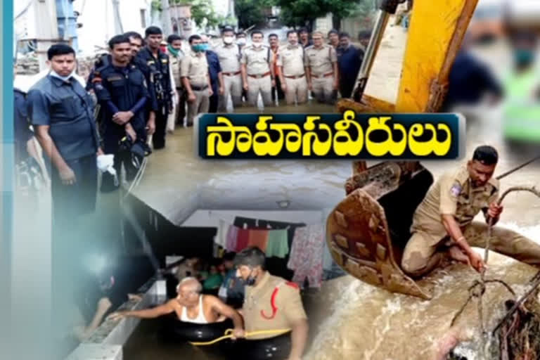 police services in hyderabad floods