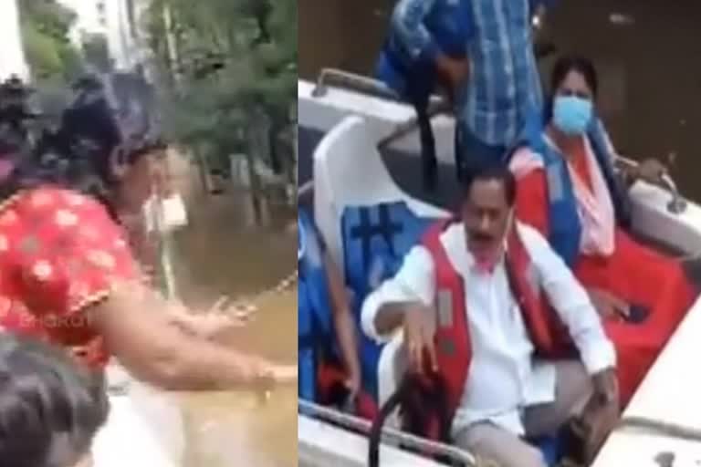 Flood-affected Hyd woman lashes out at MLA