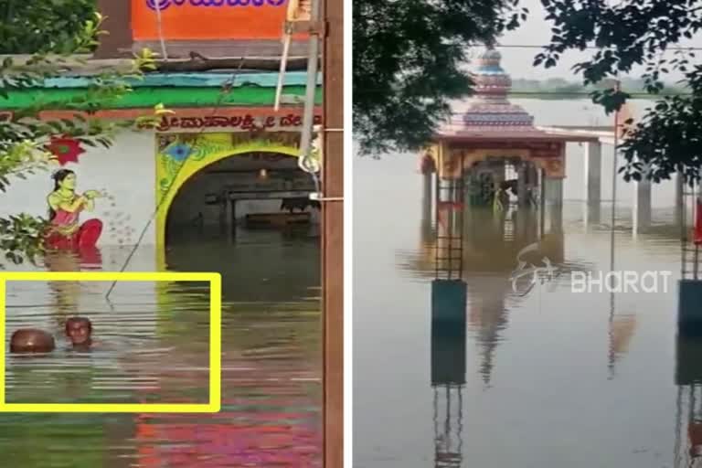 worship in the temple which drowned in Bhima river