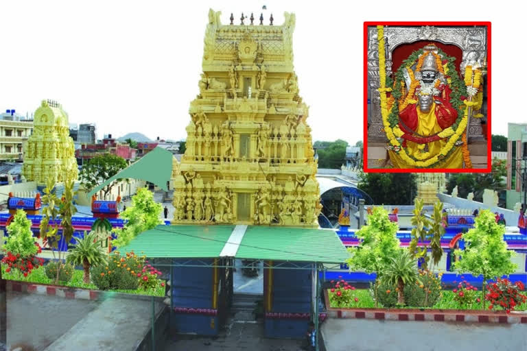 temples getting ready for Navratri celebrations at rayachoti kadapa district