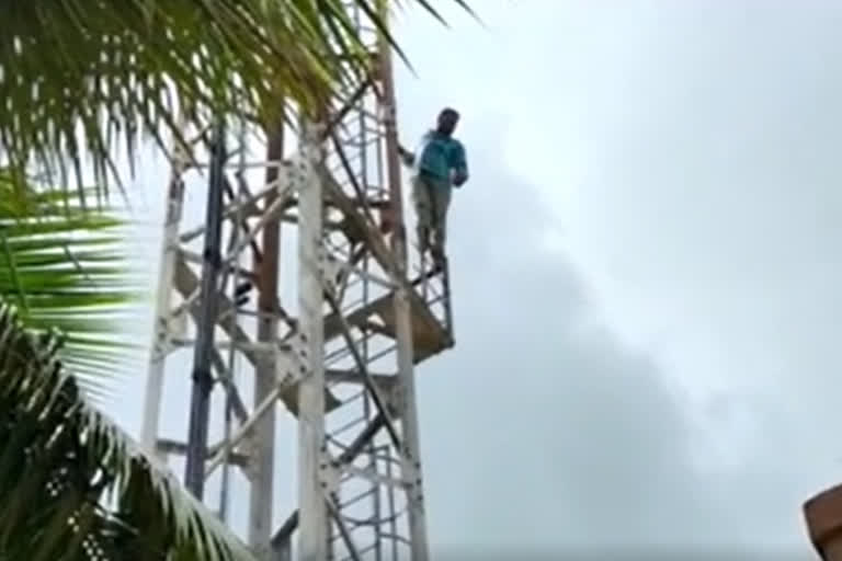 cell tower at bikkavolu