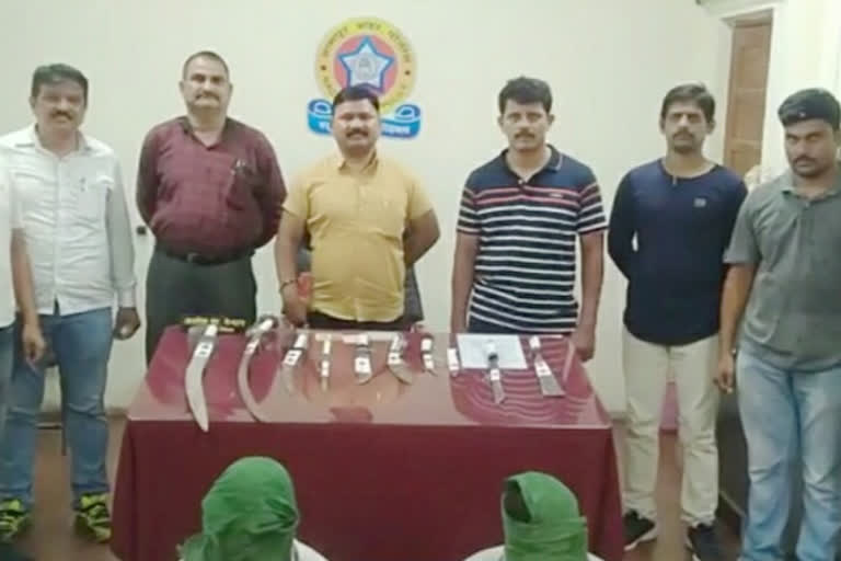 Two accused arrested with illegal weapons in nagpur