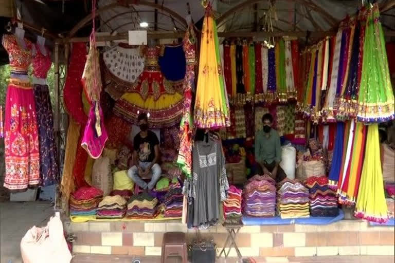 Navratri celebration is a low-key this year for traders after govt bans garba