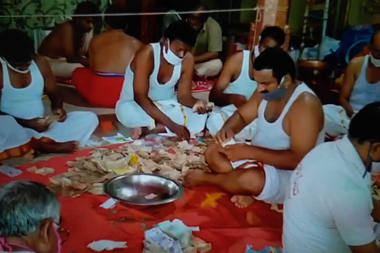 durgamma-temple-hundi-income-calculation-in-narsipatnam